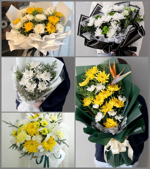 广东江门市台山市北陡镇石蕉村白事花束代送